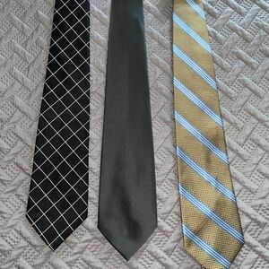 Three Geoffrey Beene Ties